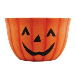 Austram 10 in. H X 10 in. W X 6 in. D Ceramic/Wood Flower Pot Orange