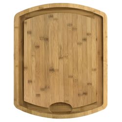 Totally Bamboo Farmhouse Carver 19.5 in. L X 15.5 in. W X 1 in. Bamboo Cutting Board