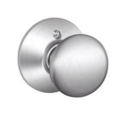 Schlage Plymouth Satin Chrome Dummy Knob