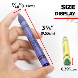 Bazic Products Triangle Assorted Color Crayons 8 pk