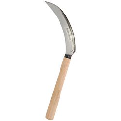 Zenport 4.5 in. Carbon Steel Straight Edge Weeding Sickle