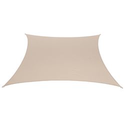 Coolaroo Polyethylene Square Shade Sail Canopy 12 ft. W X 12 ft. L
