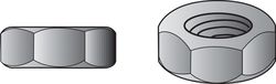 Hillman 7/16 in. Zinc-Plated Steel SAE Hex Nut 50 pk