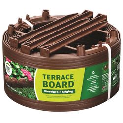 Master Mark 20 ft. L X 5 in. H Plastic Brown Landscape Edging Kit
