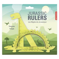 Kikkerland Jurassic  Ruler Acrylic 1 pk