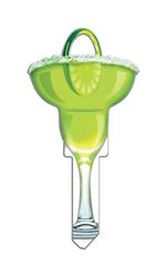 Lucky Line Margarita House Key Blank Double For Kwikset KW1/11 Multicolored