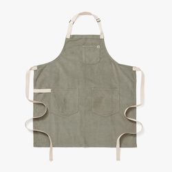 Hedley & Bennett 3 pocket Agave Green Cotton Corduroy Apron