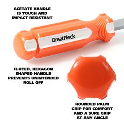 GreatNeck Phillips/Slotted Screwdriver Set 7 pc