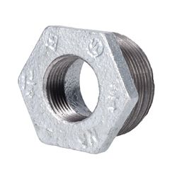 STZ Industries 1-1/4 in. MIP each X 3/4 in. D FIP Galvanized Malleable Iron Hex Bushing