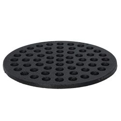 Sioux Chief 6-1/4 in. Matte Black Round Cast Iron Floor Drain Strainer