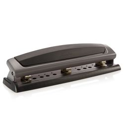 Swingline 10 Sheet Capacity 3 Hole Paper Punch Black