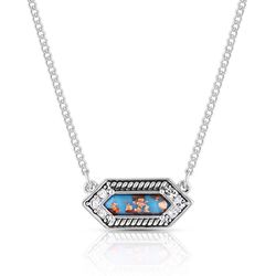 Montana Silversmiths Women's Miner's Cobalt Turquoise Necklace Water Resistant