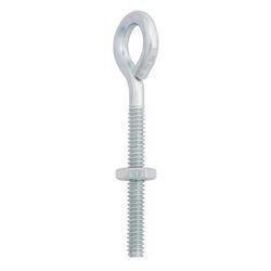 Hampton 3/16 in. X 2.5 in. L Zinc-Plated Steel Eyebolt Nut Included