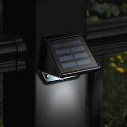 Classy Caps Solar Powered 0.2 W LED Deck Light 1 pk