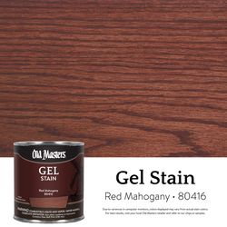Old Masters Semi-Transparent Red Mahogany Oil-Based Alkyd Gel Stain 1/2 pt
