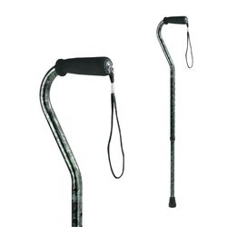 Carex Health Brands Walking Cane Aluminum/Plastic 30 in. H X 2 in. L