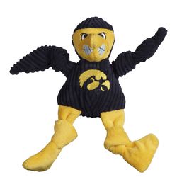 HuggleHounds Knottie For Dog Multicolored Plush UI Herky The Hawk Squeaky Dog Toy Small 1 pk