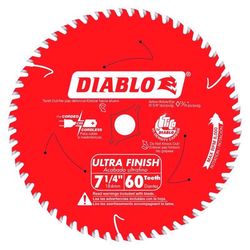 Diablo 7-1/4 in. D X 5/8 in. TiCo Hi-Density Carbide Circular Saw Blade 60 teeth 1 pk
