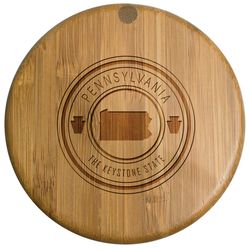 Totally Bamboo State Stamp 6 oz Brown Salt Box 1 pk