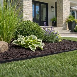 Master Mark 50 ft. L X 1.5 in. H Plastic Black Landscape Edging Kit