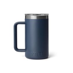 YETI Rambler 24 oz Navy BPA Free Ceramic Lined Mug with MagSlider Lid