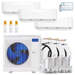 MRCOOL DIY 5th Gen (9 kbtu, 9 kbtu, 18 kbtu) 3 Zone 36000 BTU 23 SEER Ductless Mini Split Heat Pump
