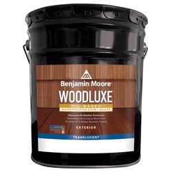 Benjamin Moore Woodluxe Translucent Natural Penetrating Oil Waterproofing Wood Stain and Sealer 5 ga