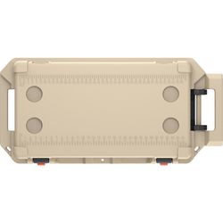 Pelican Elite Tan 80 qt Roller Cooler
