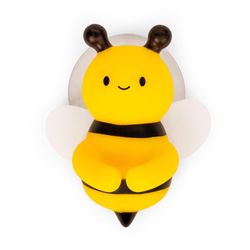 Kikkerland Yellow Plastic Toothbrush Holder