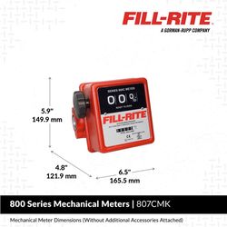 Fill-Rite Aluminum Fuel Meter Kit 20 gpm