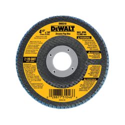 DEWALT 4-1/2 in. D X 7/8 in. Zirconia Flap Disc 120 Grit 1 pc