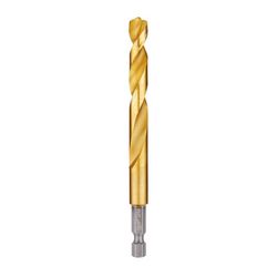 Milwaukee Shockwave 23/64 in. X 4.61 in. L Titanium Red Helix Drill Bit Hex Shank 1 pc