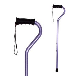 Carex Health Brands Walking Cane Aluminum/Plastic 30 in. H X 2 in. L