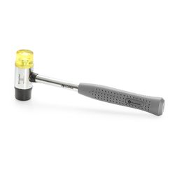 GreatNeck 8 oz Mallet Rubber/Plastic Head Steel Handle