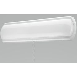 ETI 18 in. L White Hardwired LED Closet Light With Pull Chain 1200 lm