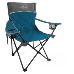 Black Sierra Equipment Blue Folding Quad Chair
