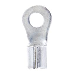 Jandorf 12-10 Ga. Uninsulated Wire Ring Terminal Silver 5 pk