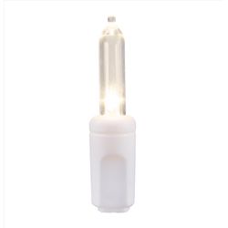 Celebrations Platinum LED T5 Pure White/Warm White 100 ct Icicle Christmas Lights 9.5 ft.