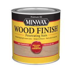 Minwax Wood Finish Semi-Transparent Pickled Oak Oil-Based Penetrating Wood Stain 1/2 pt