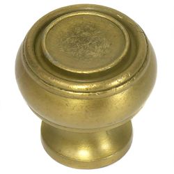 MNG Hardware Balance Traditional Round Cabinet Knob 1-1/4 in. D Champagne Bronze 1 pk