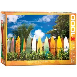 Eurographics Surfer's Paradise Hawaii Jigsaw Puzzles Multicolored 1000 pc