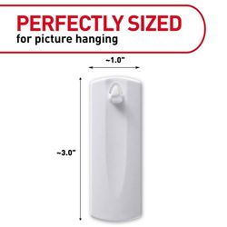 3M Command White Sawtooth Picture Hanger 4 lb 1 pk