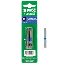 SPAX T30 X 2 in. L Steel Drill and Driver Bit Hex Shank 2 pk