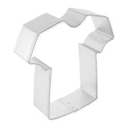 R&M International Corp 4 in. L Tee Shirt Cookie Cutter Silver 1 pc
