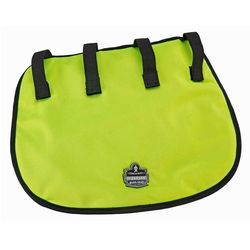 Ergodyne Chill-Its Evaporative Hard Hat Neck Shade with Cooling Towel Lime