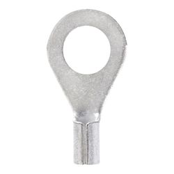 Jandorf 16-14 Ga. Uninsulated Wire Ring Terminal Silver 5 pk