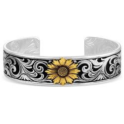 Montana Silversmiths Women's Toward the Sun Cuff Bracelet One Size Fits Most