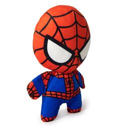 Buckle-Down Marvel Comics For Dog Multicolored Plush Kawaii Spider Man Standing Pose Squeaky Dog Toy
