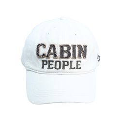 Pavilion We People Cabin People Baseball Cap White One Size Fits Most