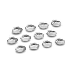 Outset Silver Stainless Steel Grillable Clam Shell